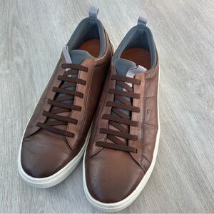 Martin dingman Men's Brown Leather Sneakers 10.5